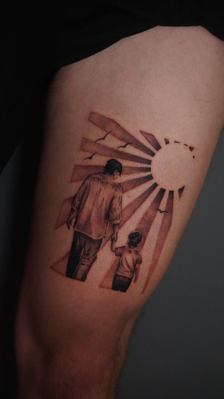 Tatouage réalisé par Quentin Gomez