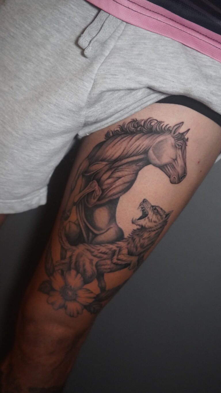 Tatouage réalisé par Quentin Gomez