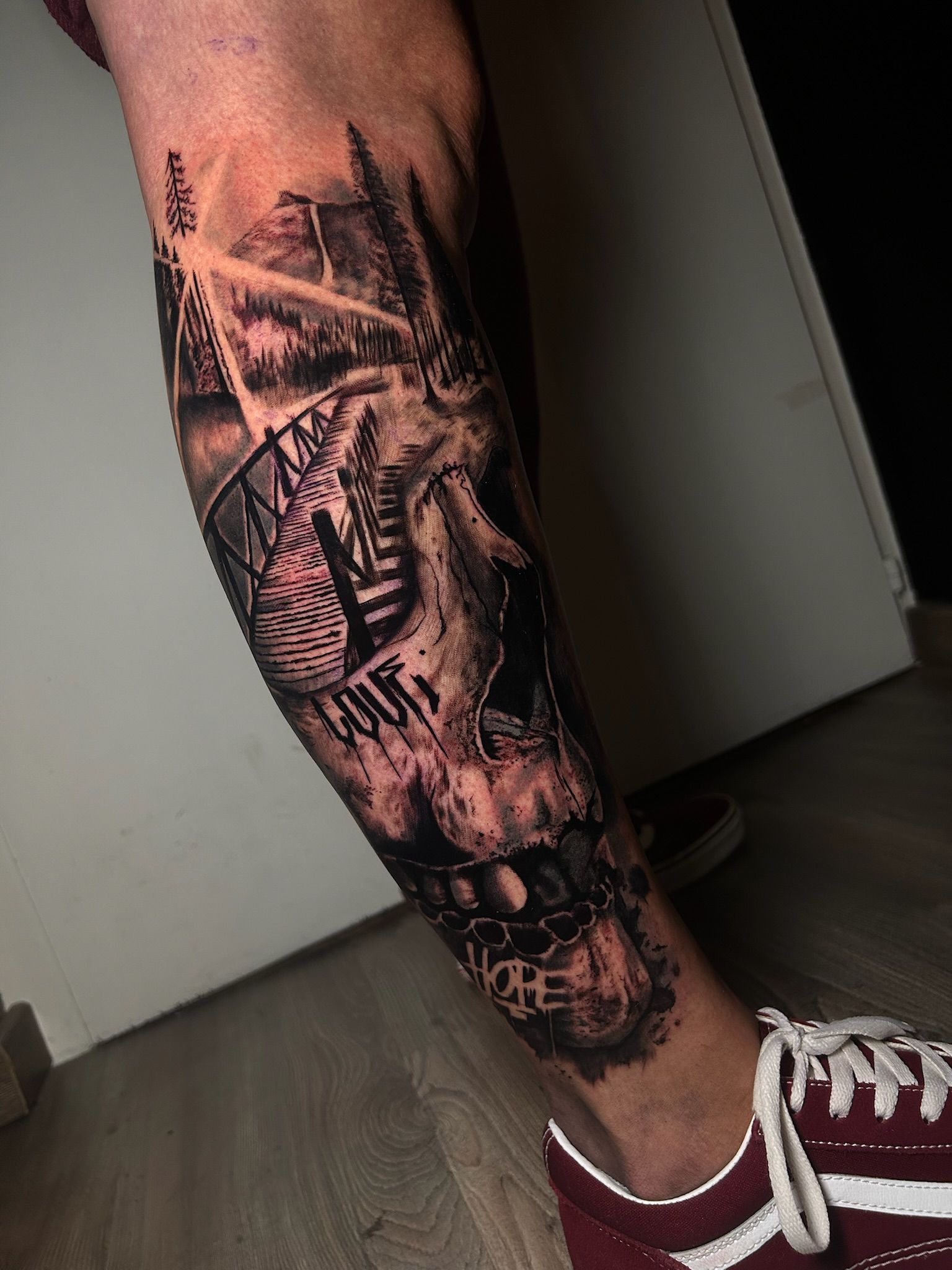 Tatouage réalisé par Nico Corsair