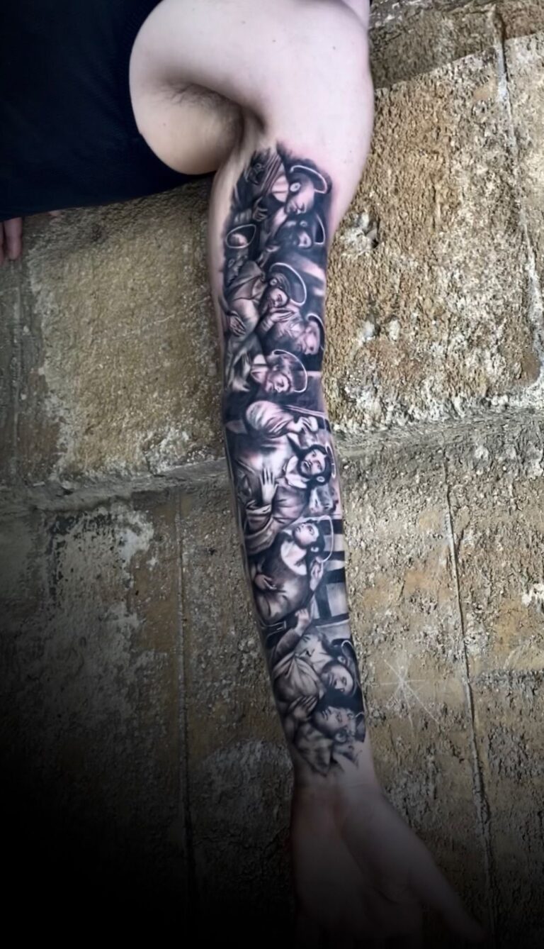 Tatouage réalisé par Nico Corsair