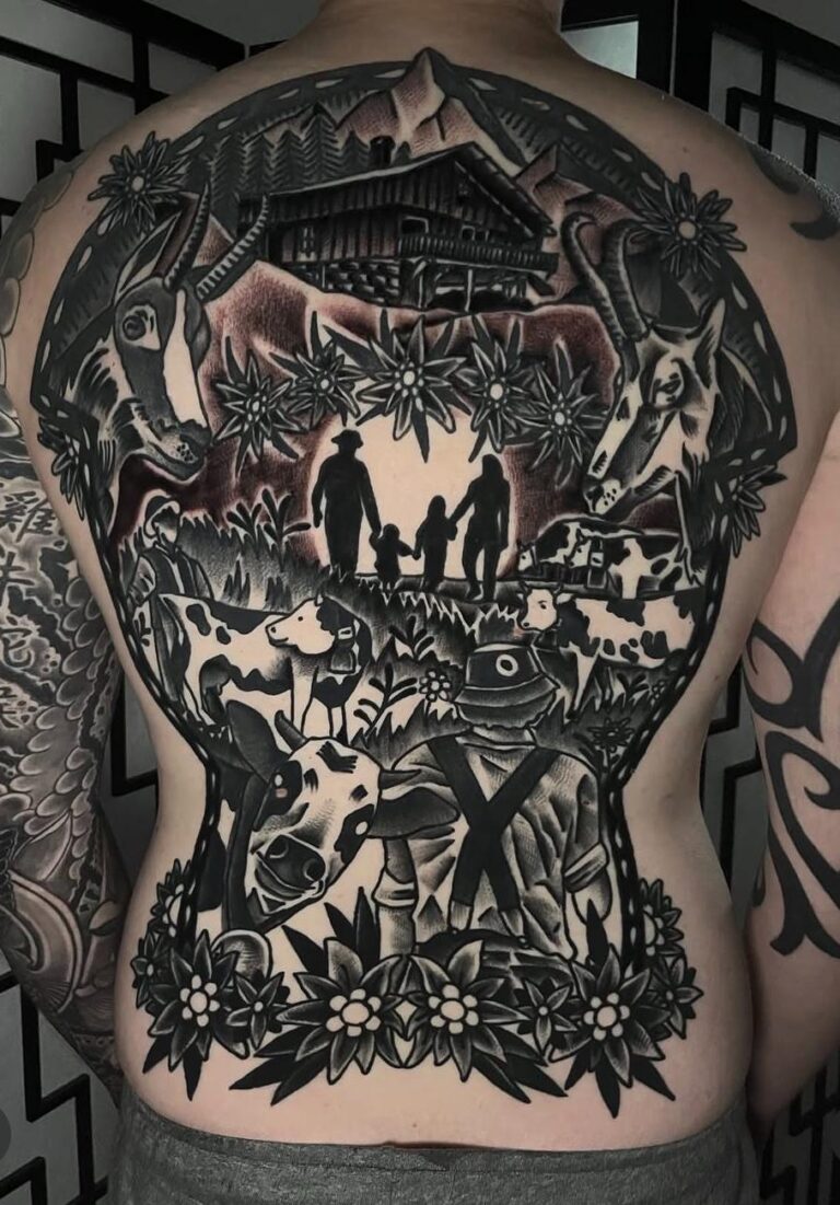 Tatouage réalisé par Jota Esteban